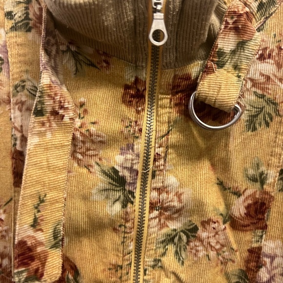 Floral Velvet Women's Jacket - Picture 4 of 5